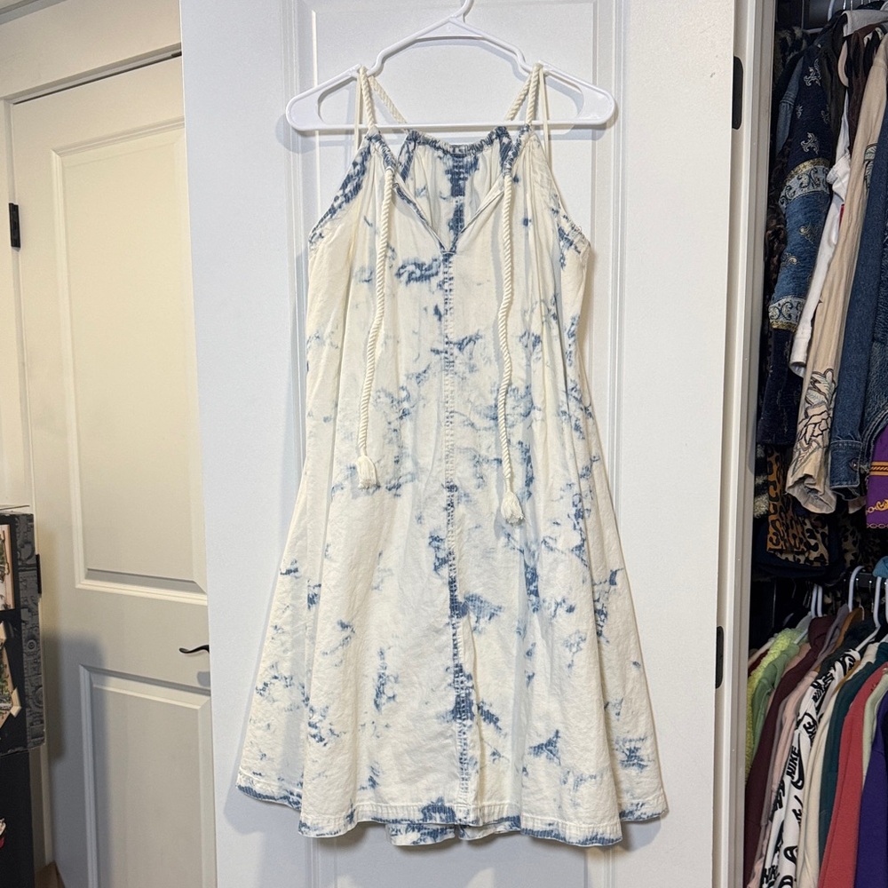 Tie-Dye Spaghetti Strap Dress